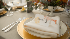 Wedding Stationery Place Settings in Banbury